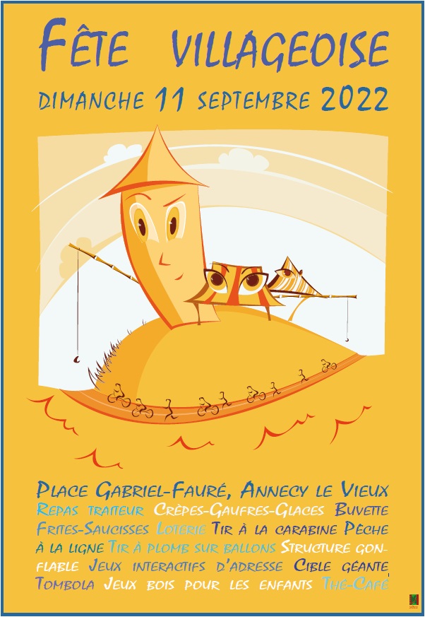 Affiche Fête Villageoise 2022
