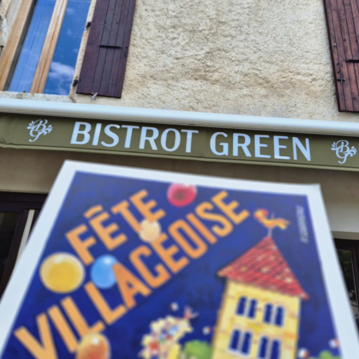 Bistrot Green présente l'affiche 2026 de la Fête Villageoise