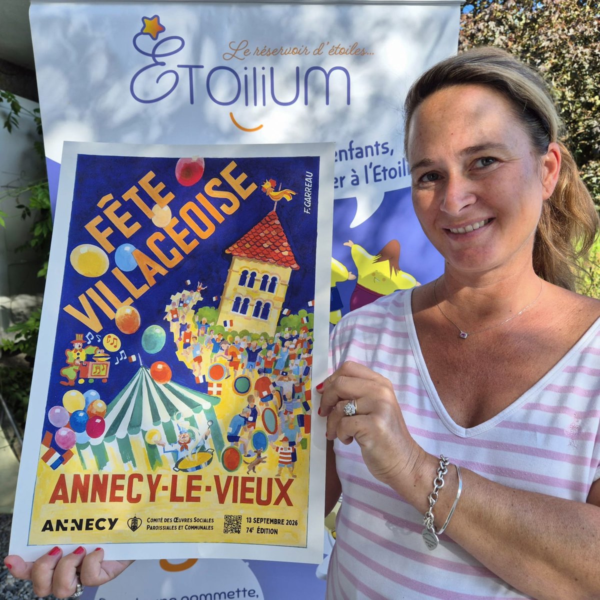Etoilium pr&eacute;sente l'affiche 2026 de la F&ecirc;te Villageoise