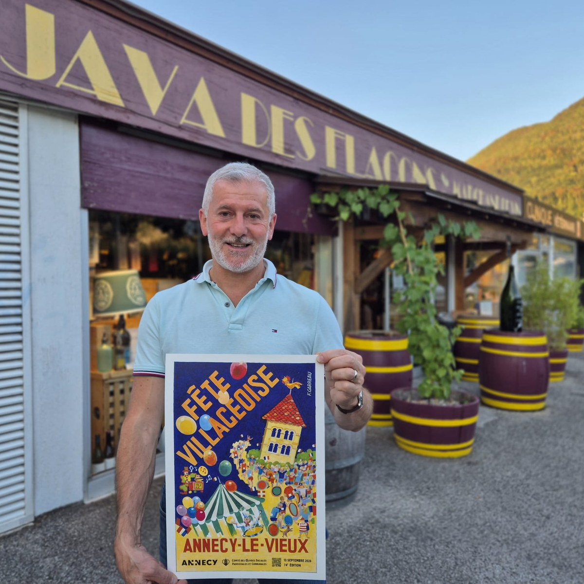 La Java des Flacons présente l'affiche 2026 de la Fête Villageoise