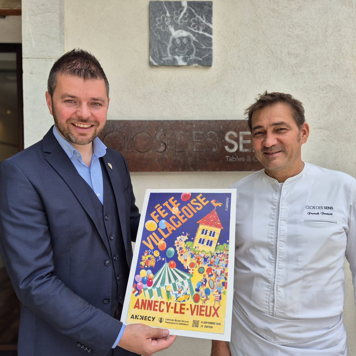 Le Clos des Sens présente l'affiche 2026 de la Fête Villageoise
