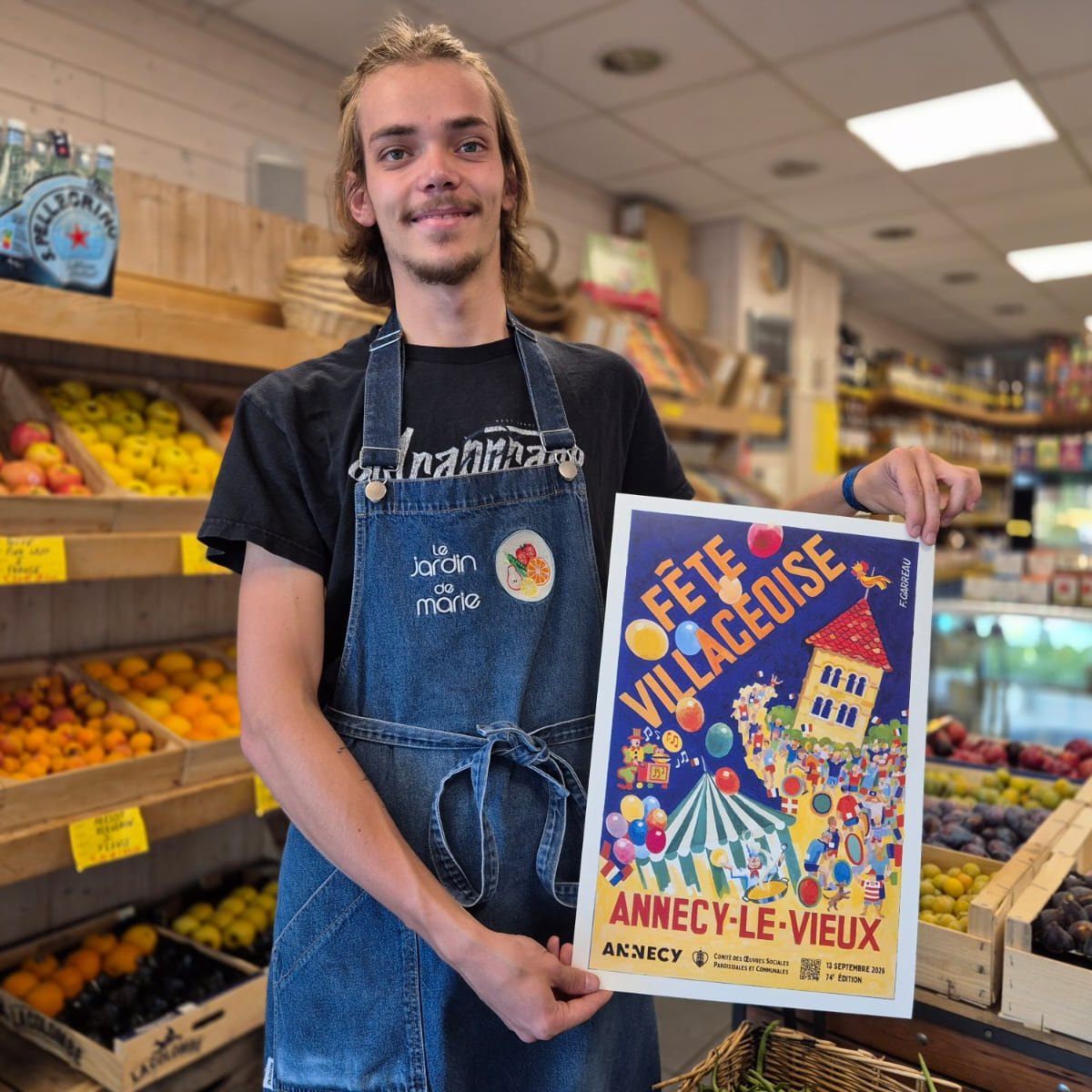 Le Jardin de Marie présente l'affiche 2026 de la Fête Villageoise