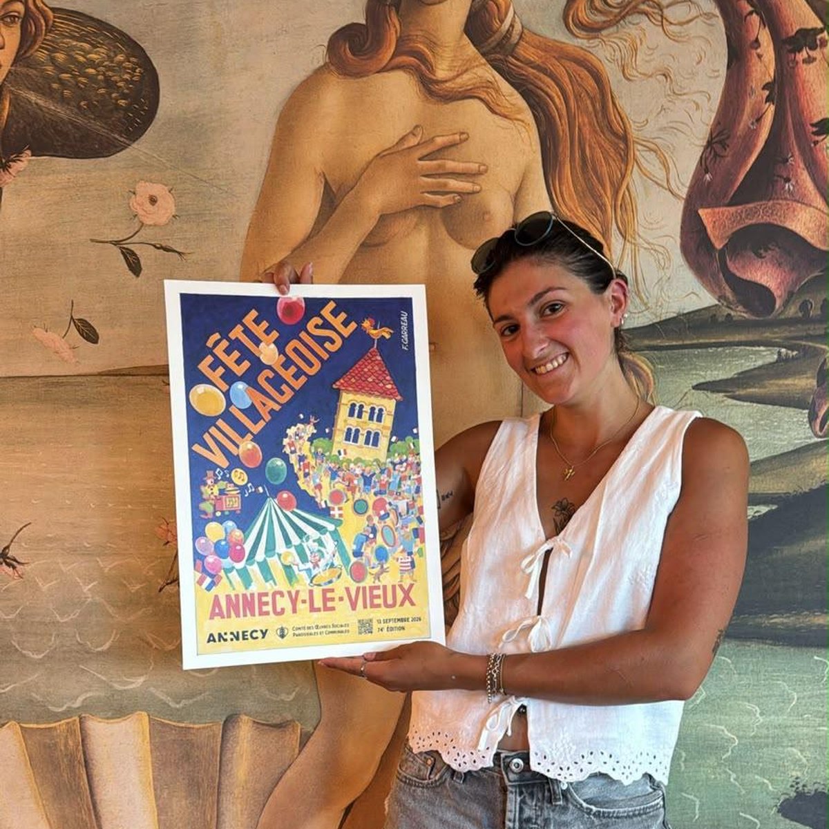 Les Quatre Gourmets présente l'affiche 2026 de la Fête Villageoise