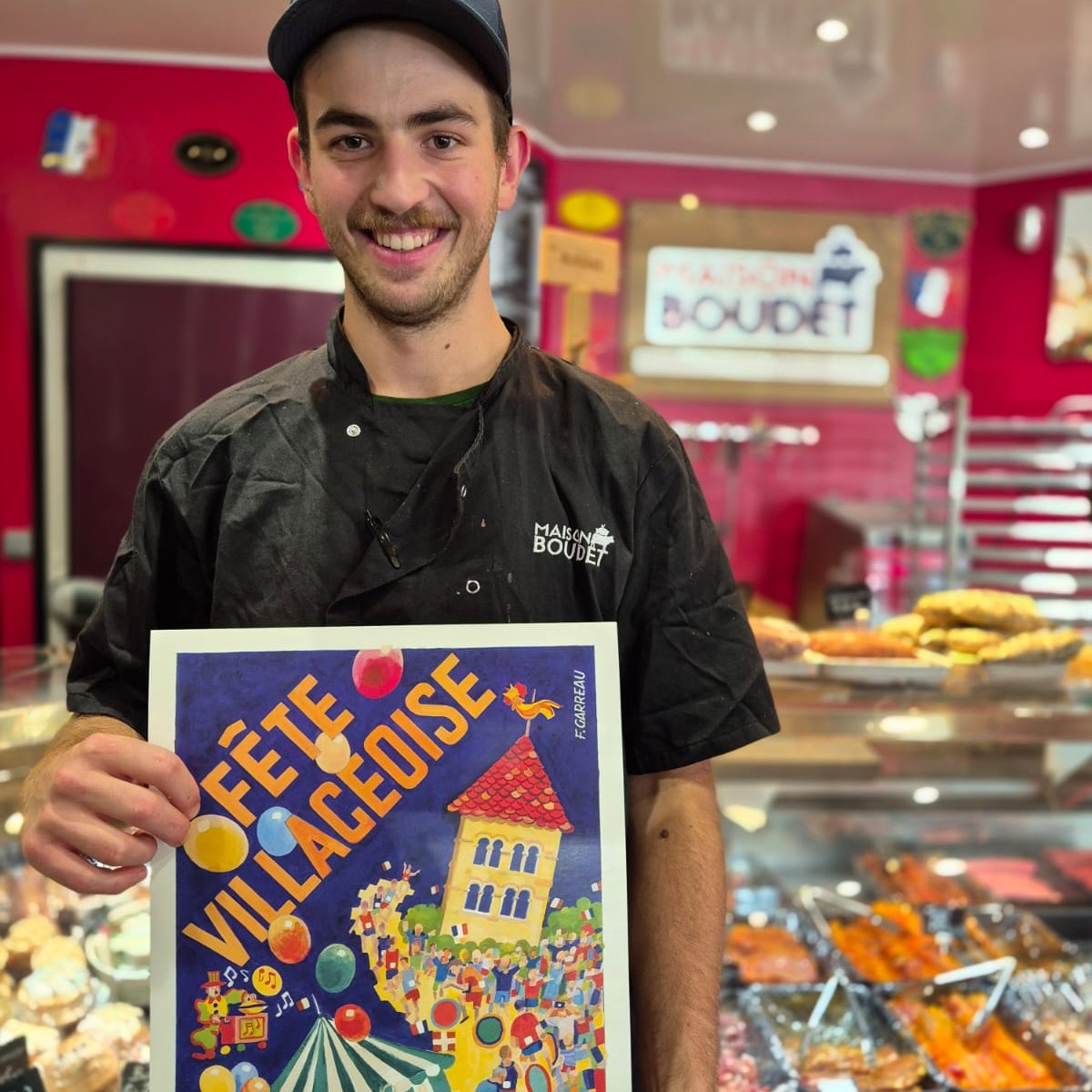 Maison Boudet présente l'affiche 2026 de la Fête Villageoise