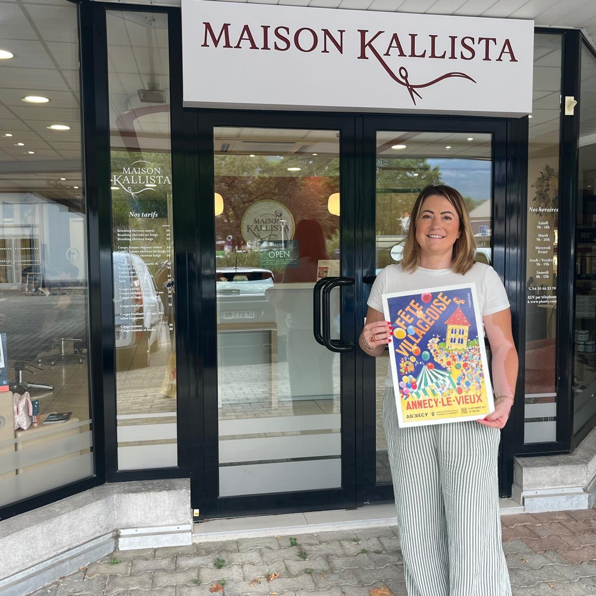 Maison Kallista présente l'affiche 2026 de la Fête Villageoise